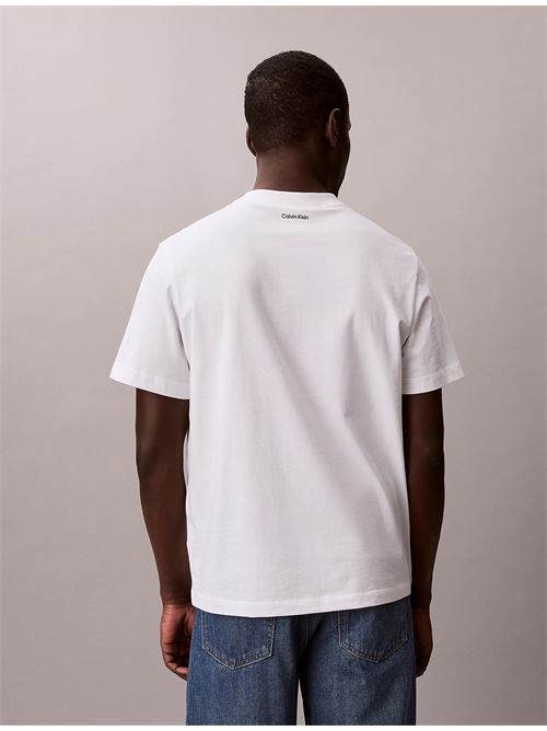 ss easy collegiate badge tee CALVIN KLEIN JEANS | LV04RF294GYAF